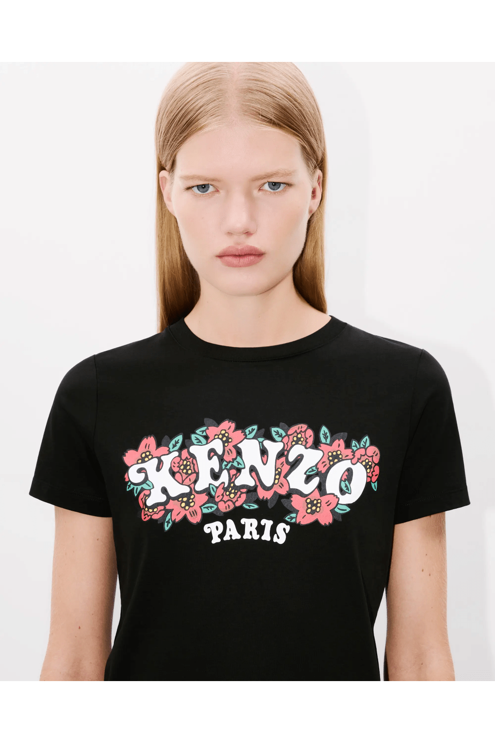 Kenzo Verdy Market Cotton T-shirt Black FF52TS1494SO.99J