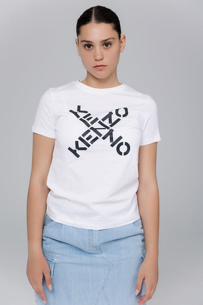 Kenzo Sport ‘Big X' T-shirt Άσπρο FB52TS8504SJ 01