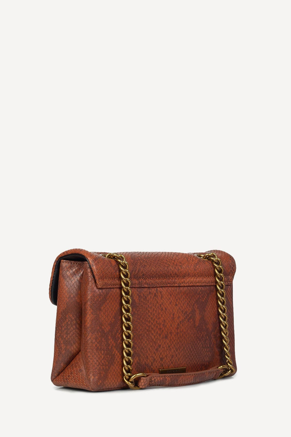 Kurt Geiger Leather Kensington Τσάντα Καφέ 5021530719