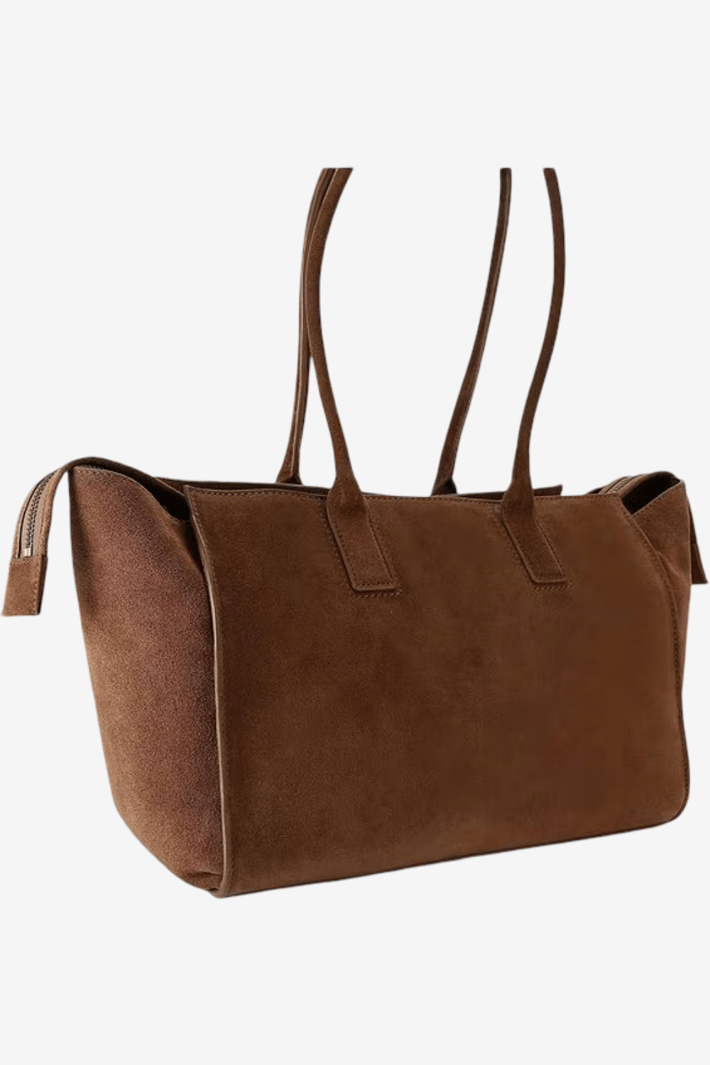 Kurt Geiger Sloane SM Shopper Suede Τσάντα Καφέ 6152330209
