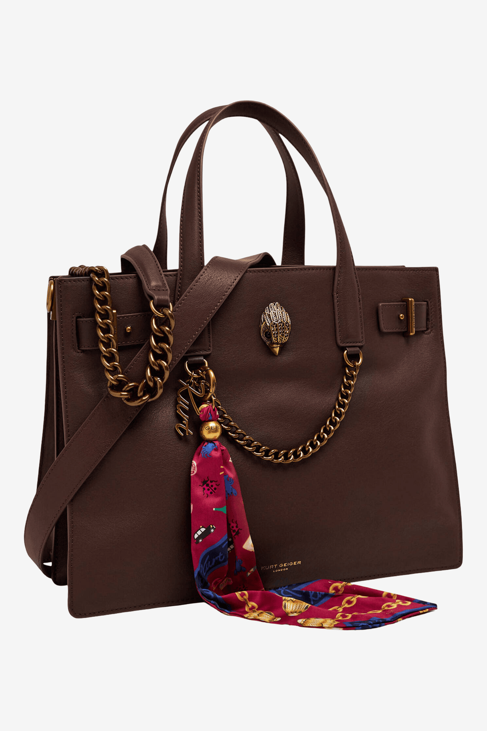 Kurt Geiger Sloane Tote Τσάντα Καφέ 5838930109