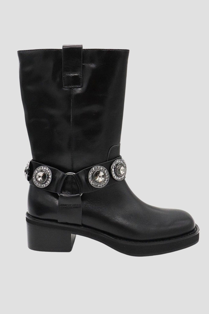 Kurt Geiger London Octavia Calf Pull On Boots Black 3670409109