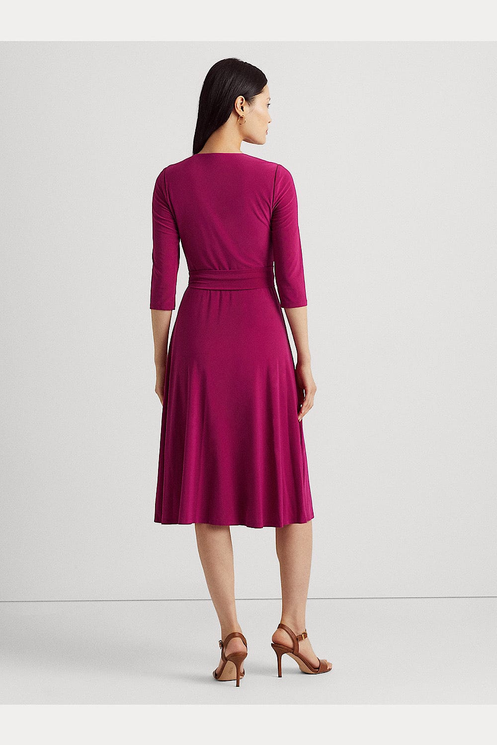 Lauren Ralph Lauren Surplice Jersey Magenta Dress 250769904031 –  beautycollection.gr