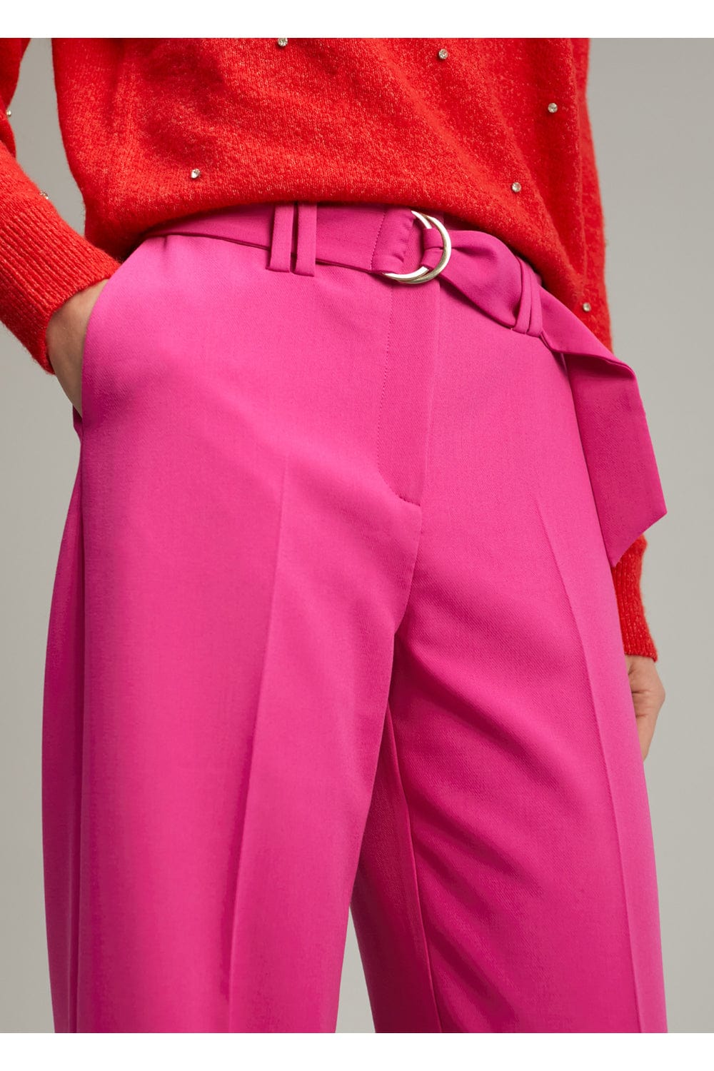 Lola Casademunt Wide Fuchsia Pants MF2414005.022