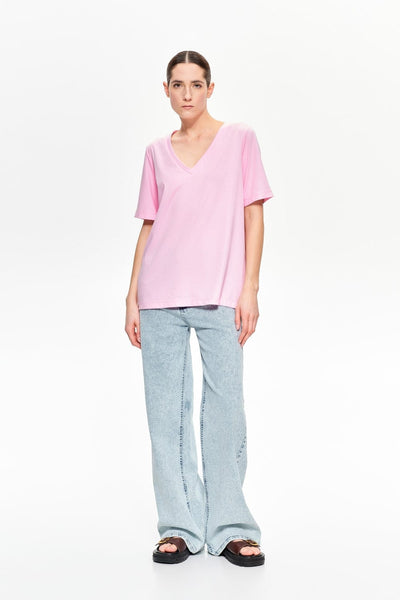 Lumina Oversized Basic T-Shirt Ροζ LD0895