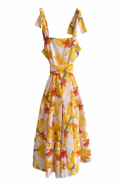 Mamoush Midi Φόρεμα Bannanas Κίτρινο 214063