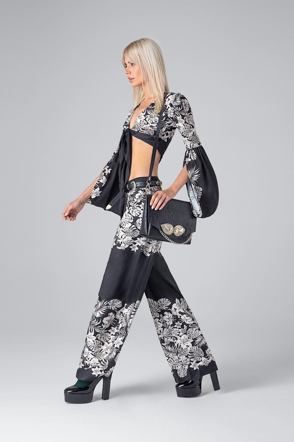 Mamoush Kyra Satin Pants Black 196043