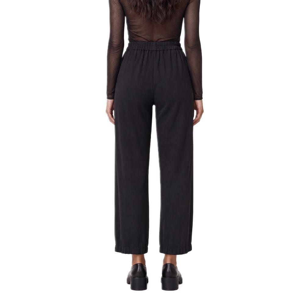 Moutaki High-Waisted Barrel Trousers Black 26.03.114