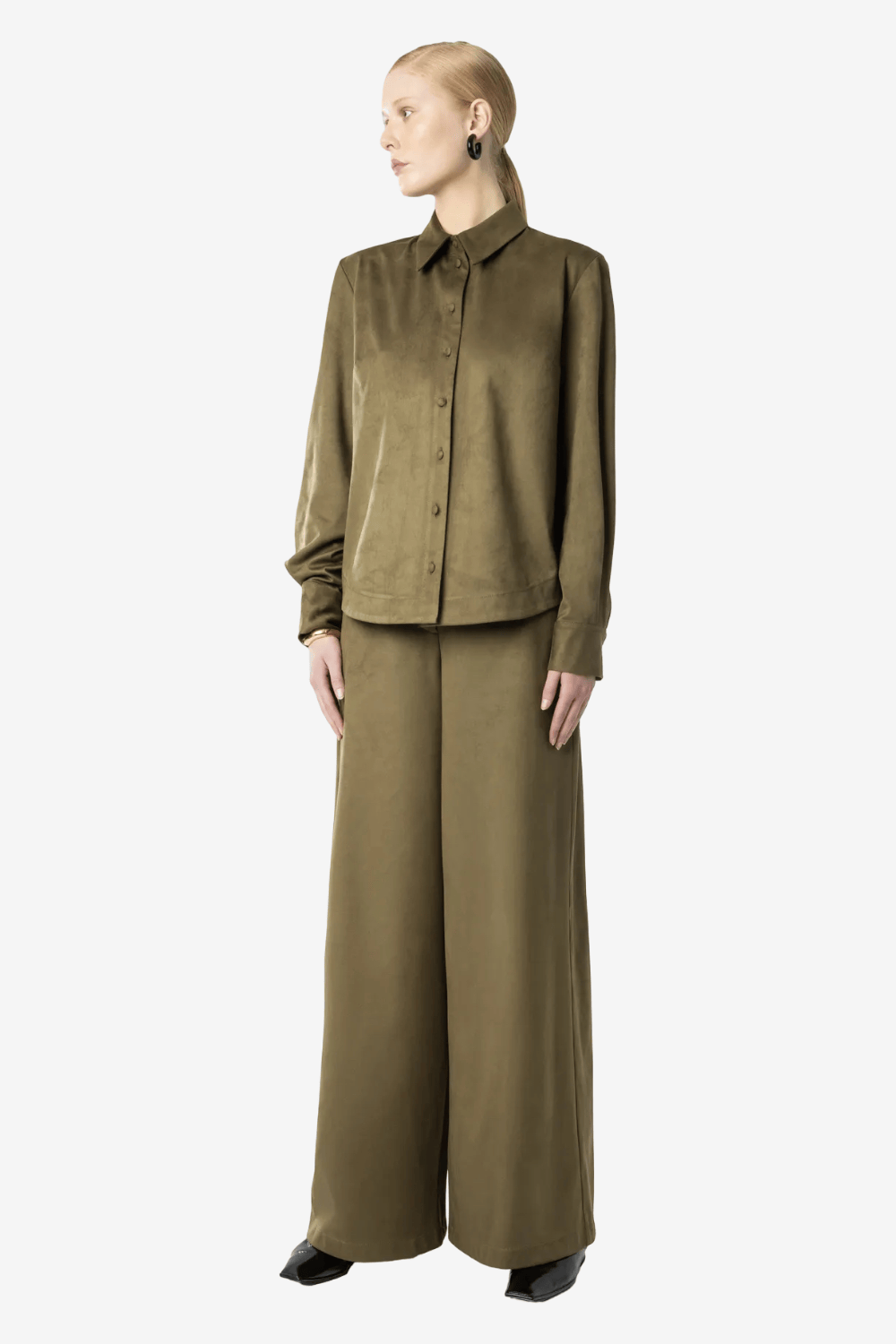 Moutaki Long-Sleeve Shirt Khaki 26.09.136
