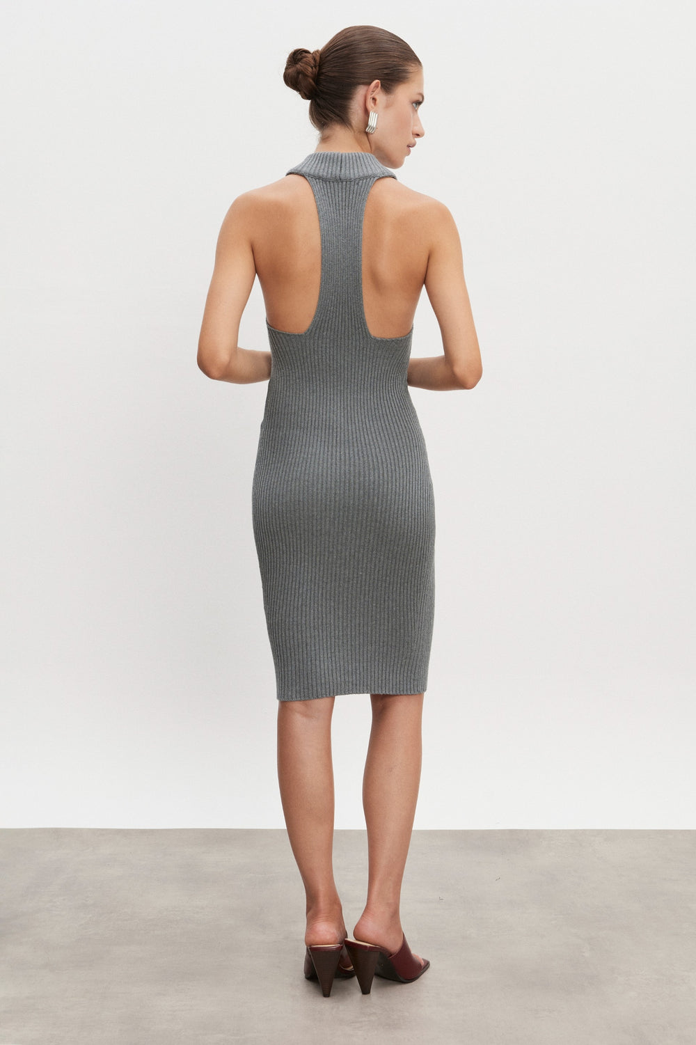 Nadia Rapti Eva Knitted Midi Φόρεμα Grey 72712226