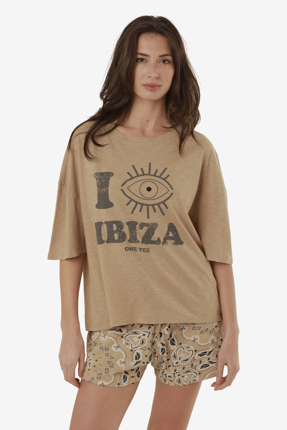 One Tee Clara T-Shirt Sand