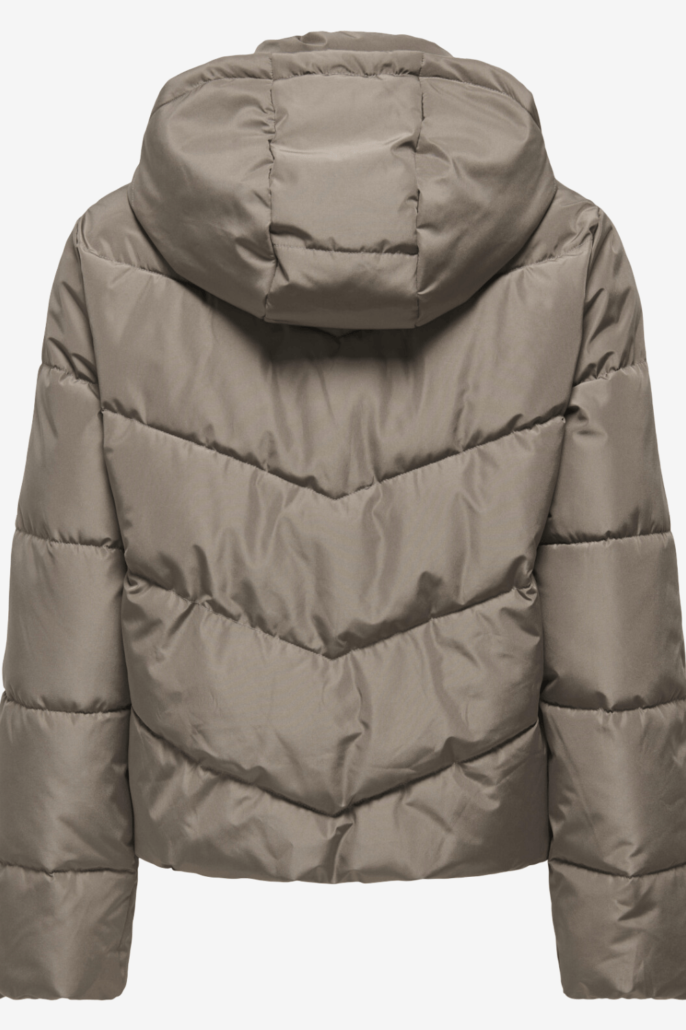 Only Clair Κοντό Puffer Μπουφάν Μπεζ 15373797
