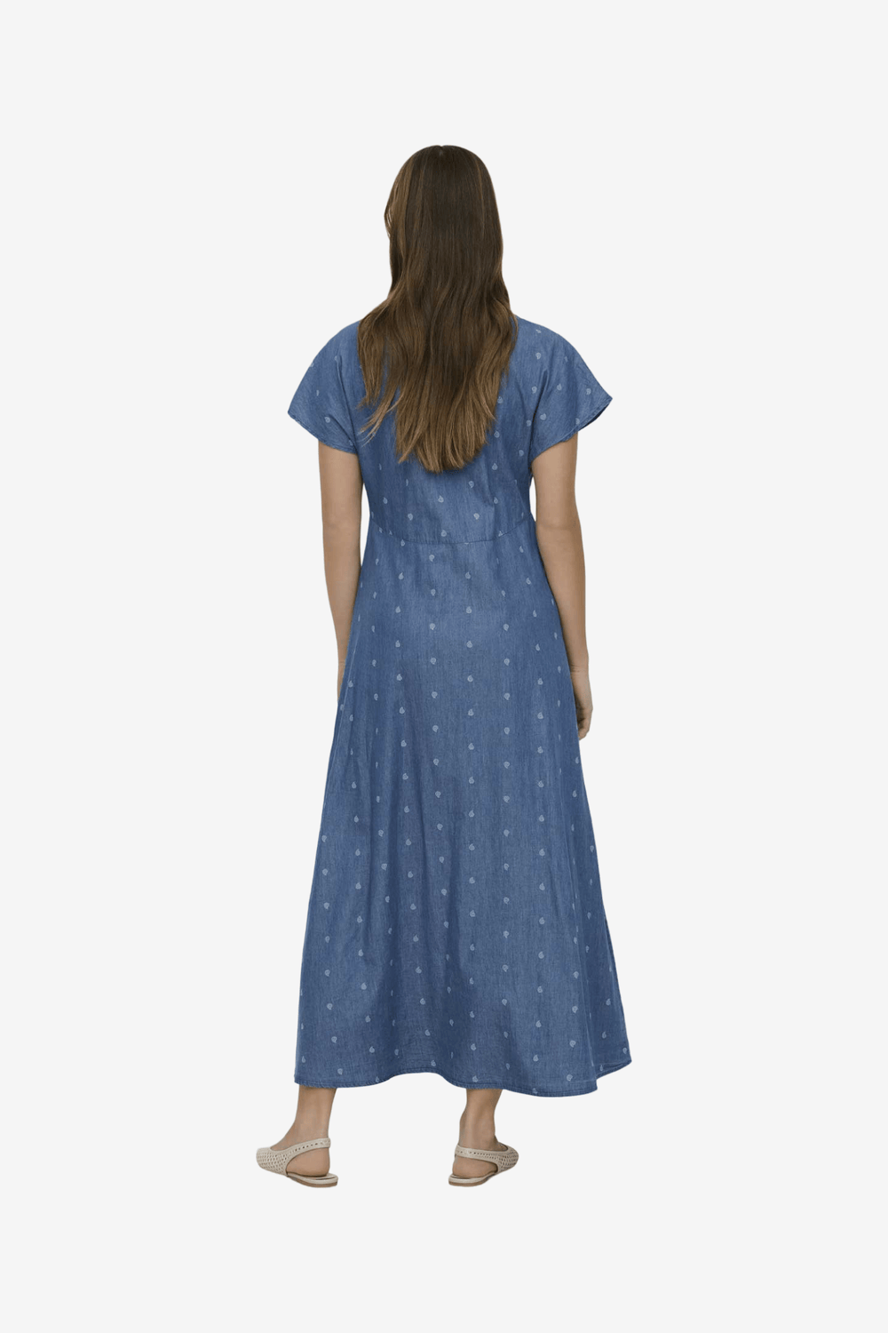 Only Nova Midi Denim Φόρεμα Μπλε 15370341