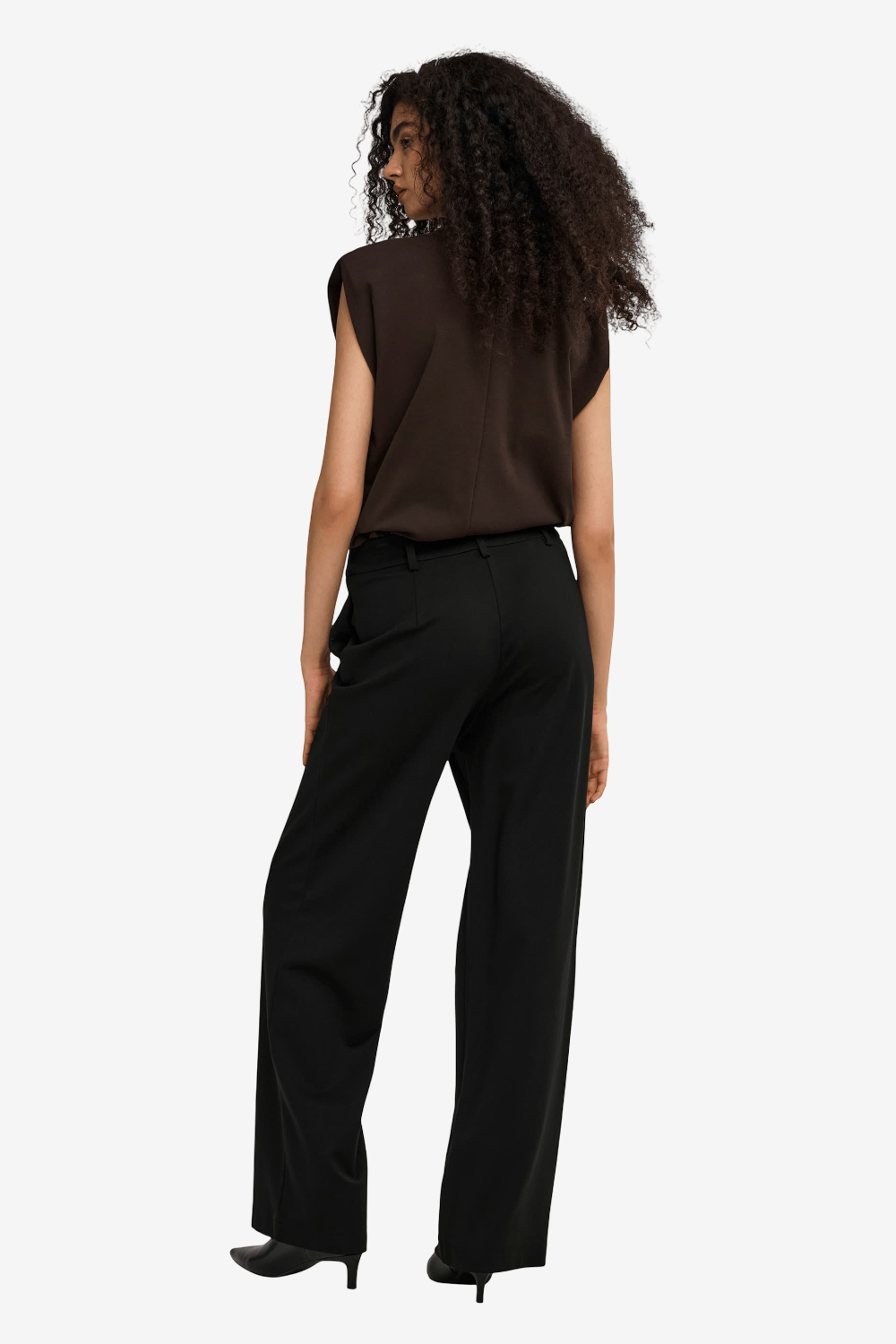 Only Παντελόνι Poptrash-Tailored Hw Str Παντελόνι Μαύρο 15380379