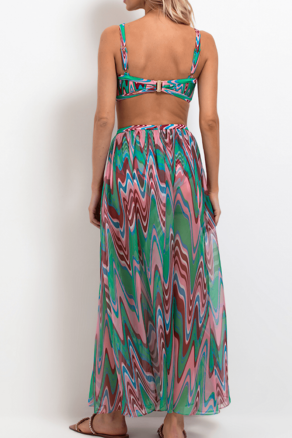 Patbo Wave Cut-Out Maxi Dress VEL24382US