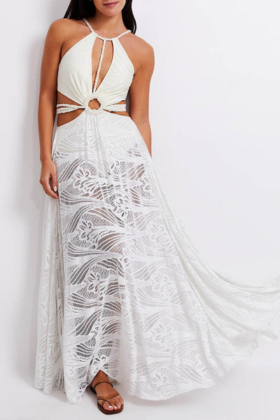 Patbo Pearl Beaded Beach Dress VEL24344US