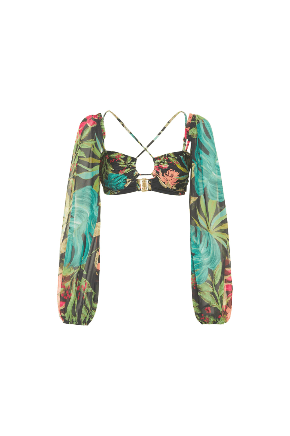 Patbo Tropicalia Stretch Cropped Top TOB23432US