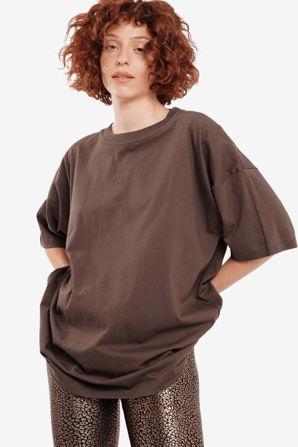 Pcp Basic T-Shirt Short-Sleeve Brown 2026W01