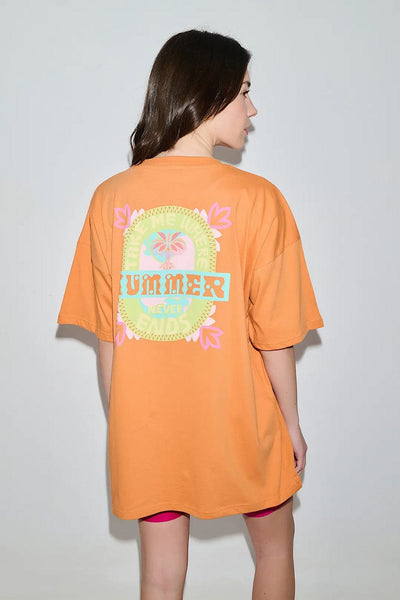 Pcp Summer Never Ends T-Shirt Πορτοκαλί 