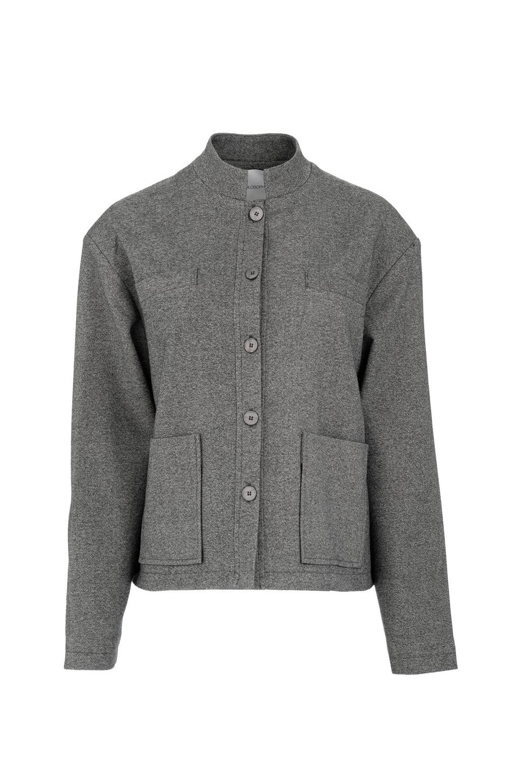 Philosophy T/R Cropped Jacket Γκρι JK88179