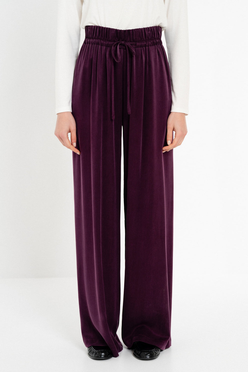 Philosophy Cupro Viscose Παντελόνι Πράσινο TR44488