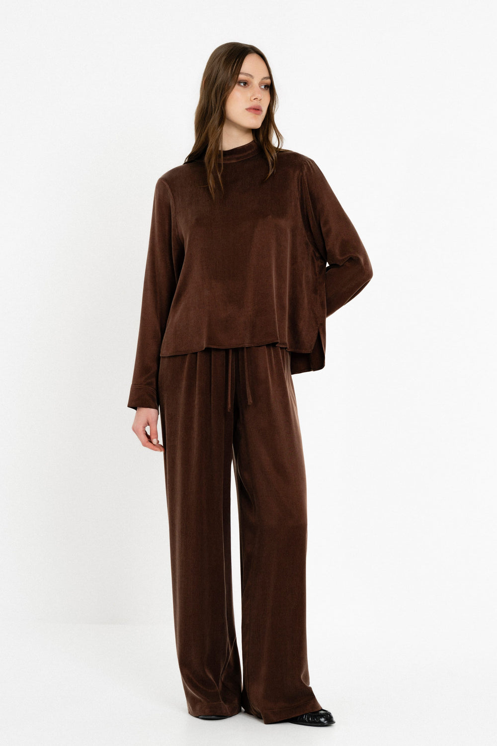Philosophy Cupro Viscose Top Πράσινη BL12070