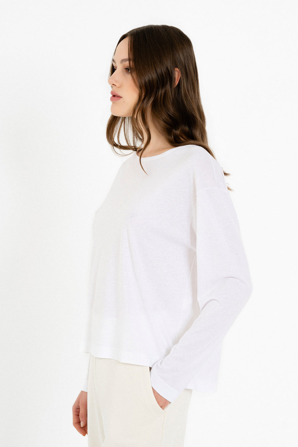 Philosophy Organic Jersey Crop Top Μαύρο BL12017