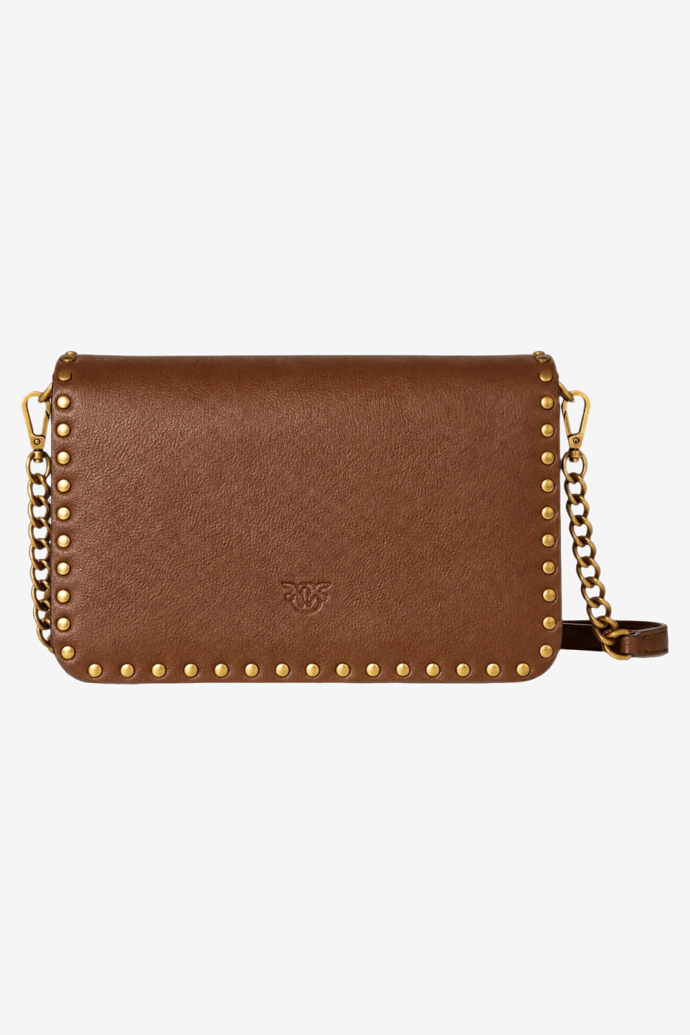 Pinko Love One Slouchy Mn.Studs Small Bag Brown 107665 A2JG M37Q