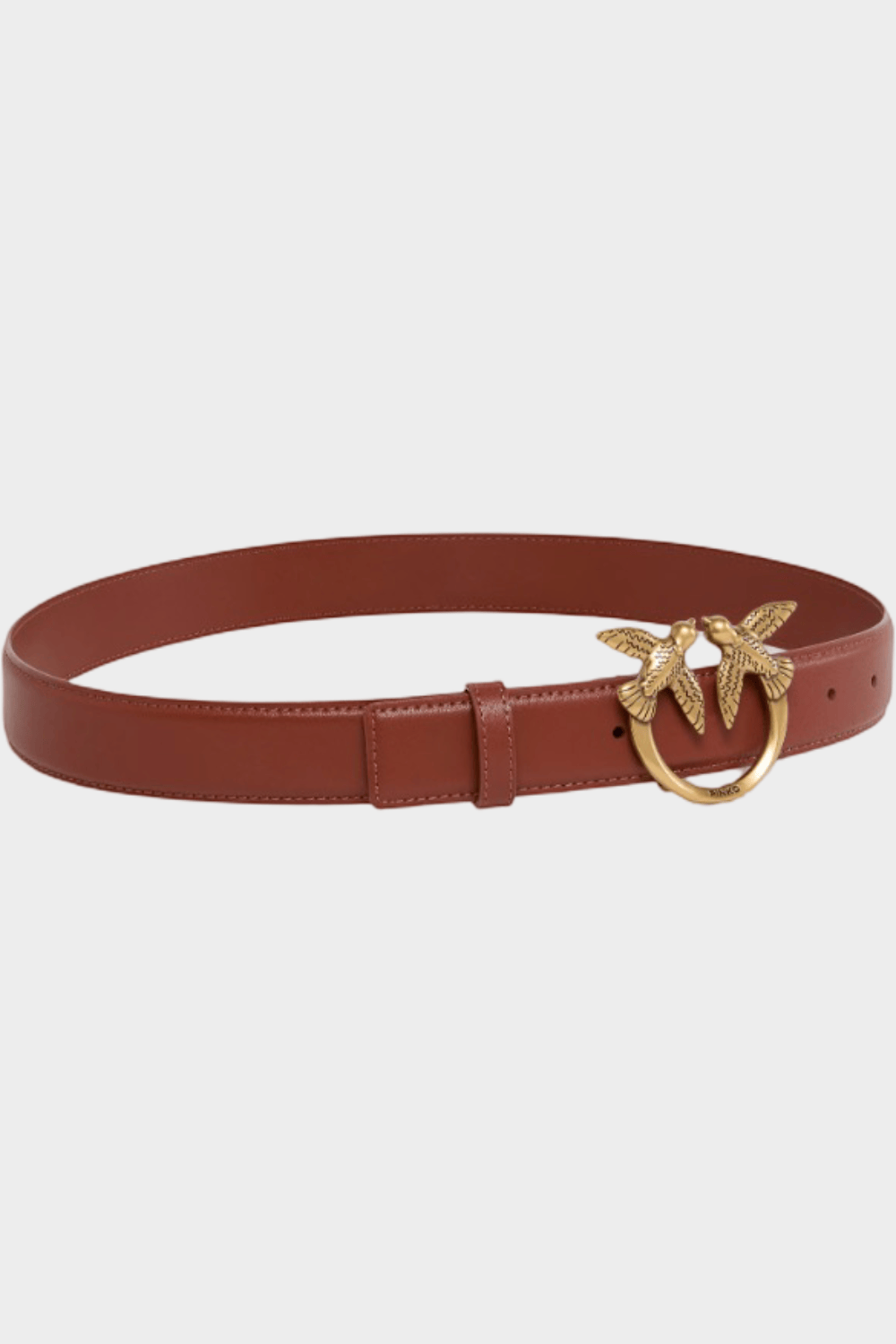 Pinko Love Berry Simply Ζώνη Light Brown Πλάτος 3cm 100125 A0F1 L84Q