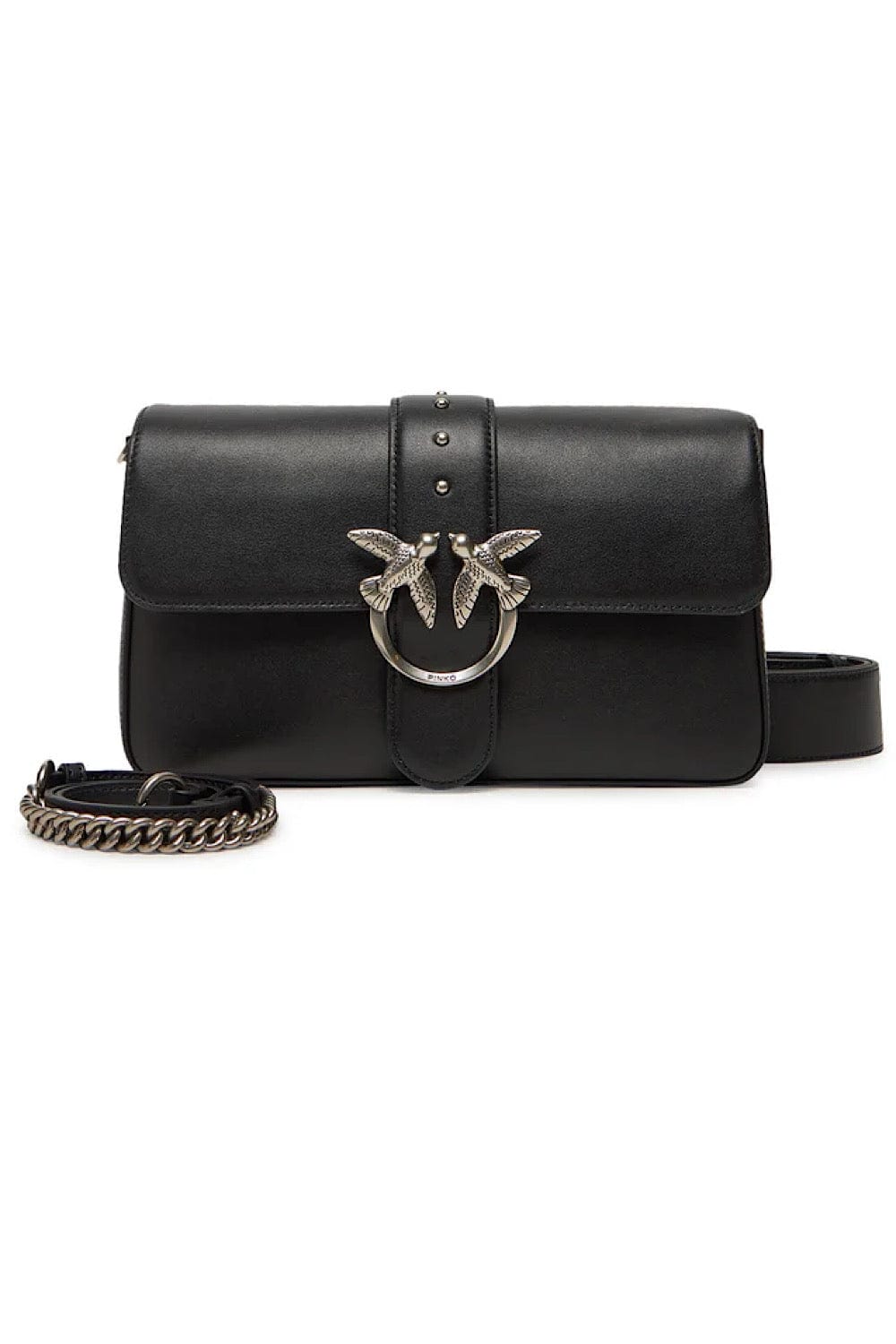 Pinko Love One Classic Slouchy Bag Black 104524 A0QO Z99O