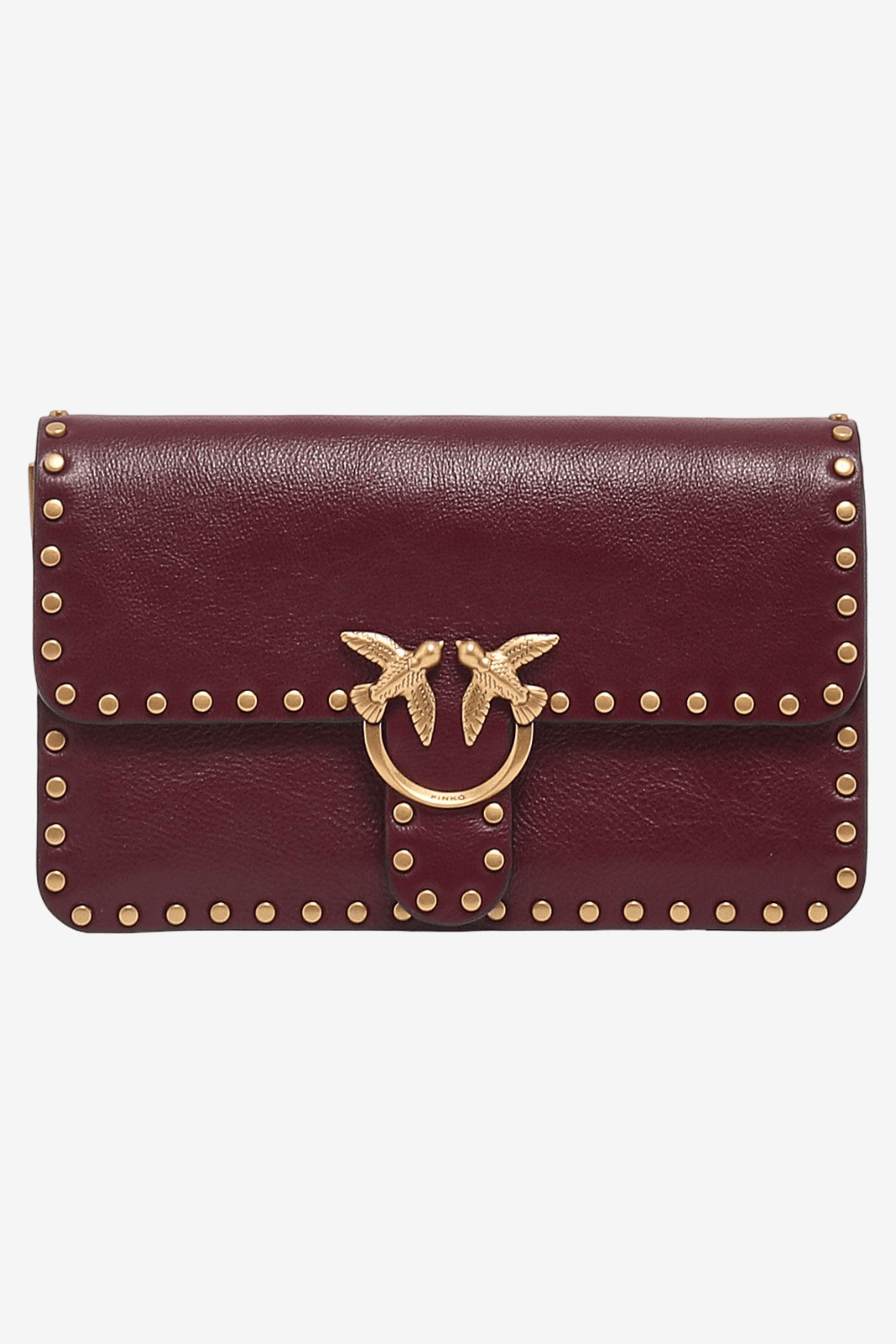 Pinko Love One Slouchy Mn.Studs Small Τσάντα Μπορντό 107665 A2JG WW5Q
