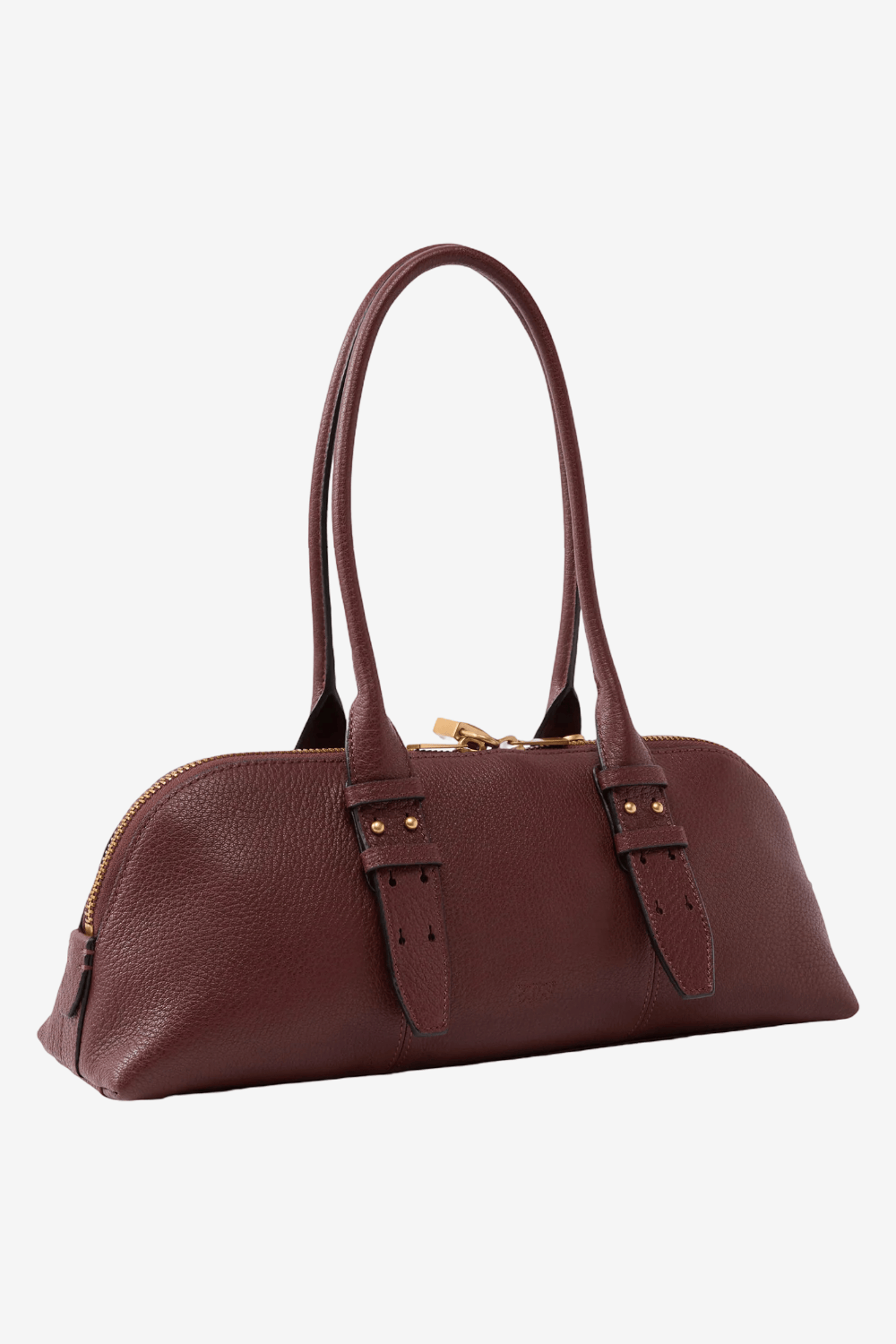 Pinko Bowling Horizontal Large Shoulder Bag Brown 106169 A3CX L88Q