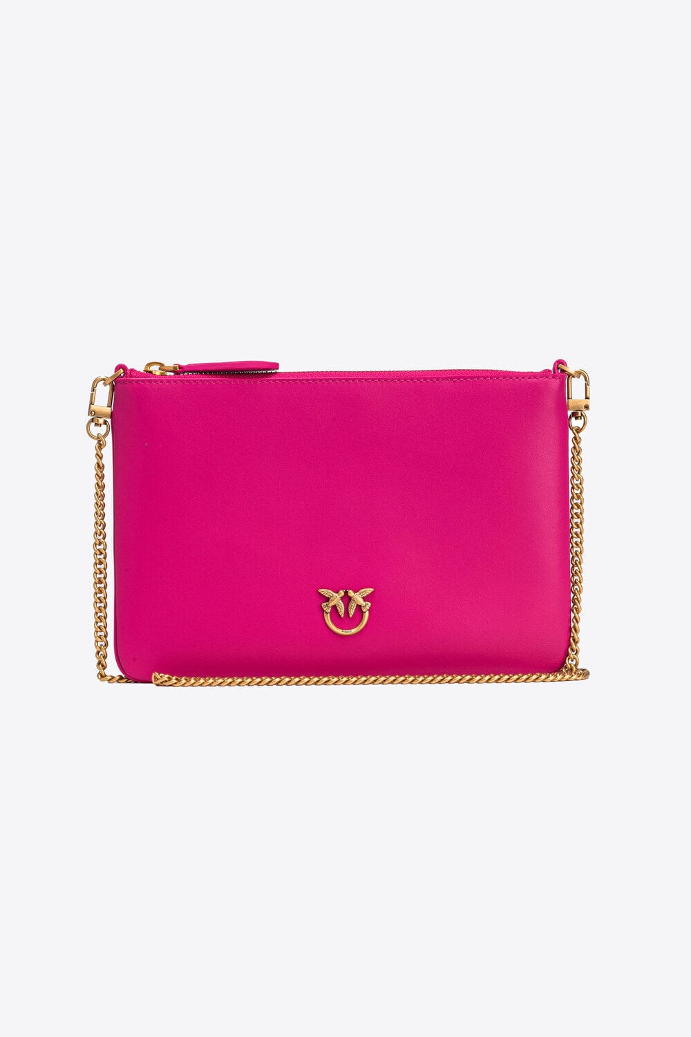 Pinko Flat Classic Crossbody Fuchsia Bag 100455 A0F1 N17Q Pinko Flat Classic Crossbody Fuchsia Bag 100455 A0F1 N17Q
