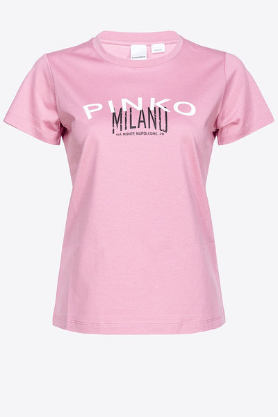 Pinko Bussolotto T-Shirt Κοντομάνικο Ροζ 100355 A1LV N98
