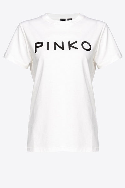 Pinko Start T-Shirt Άσπρο με Στάμπα 101752 A150 Z07