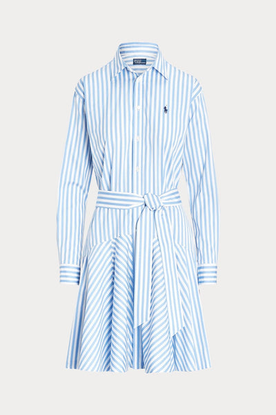 Polo Ralph Lauren Striped Cotton Panelled Φόρεμα 211929600001