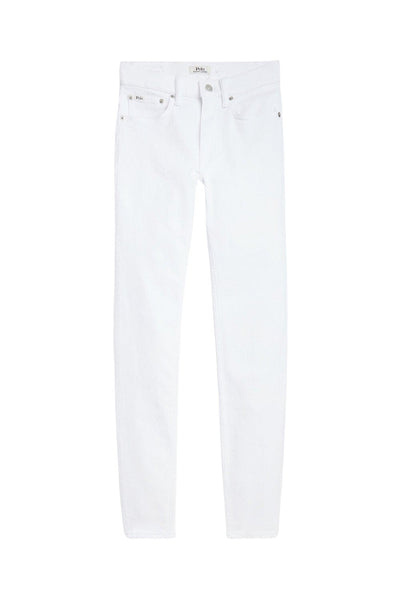  Polo Ralph Lauren Ψηλόμεσο Skinny Jeans Παντελόνι Άσπρο 211890128001