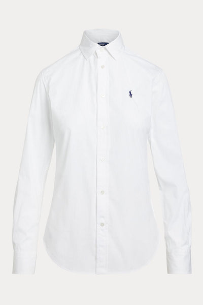 Polo Ralph Lauren Cotton Πουκάμισο Άσπρο 211891376001
