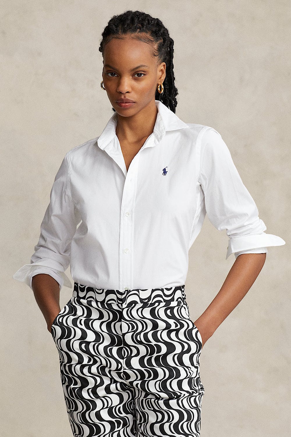 Polo Ralph Lauren Cotton Shirt White 211891376001