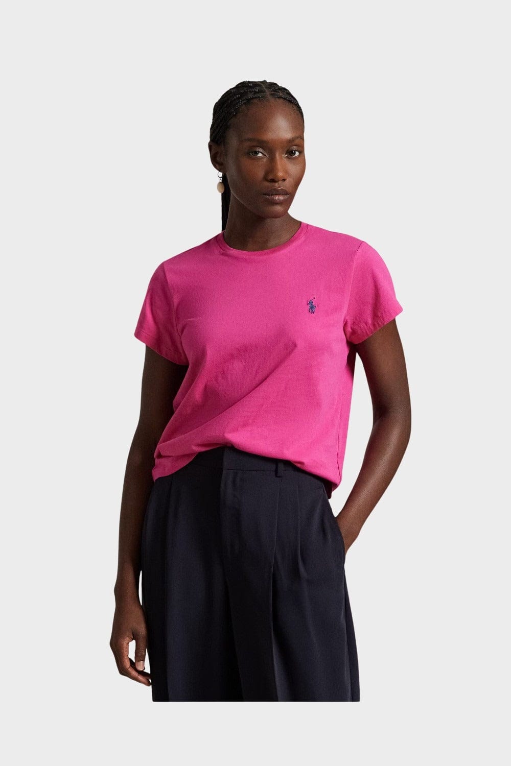 Polo Ralph Lauren Jersey T-shirt Φούξια 211898698031 Polo Ralph Lauren Jersey T-shirt Φούξια 211898698031