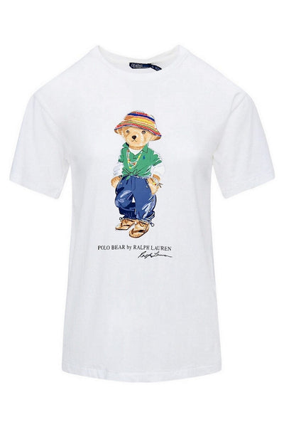Polo Ralph Lauren Polo Bear Cotton T-Shirt Άσπρο 211935615001