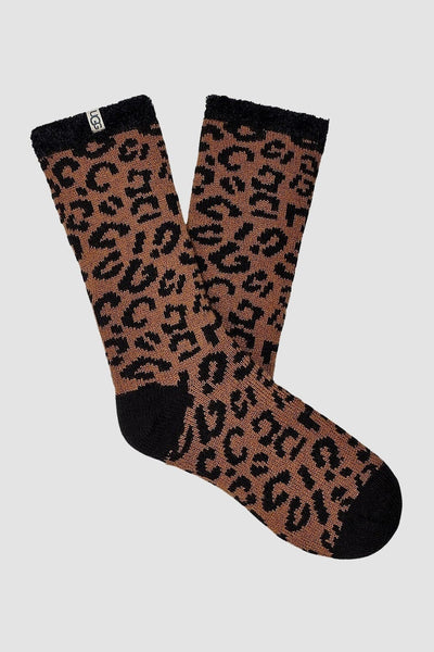 Ugg Australia Josephine Fleece Lined Κάλτσες Καφέ Leopard 1113456