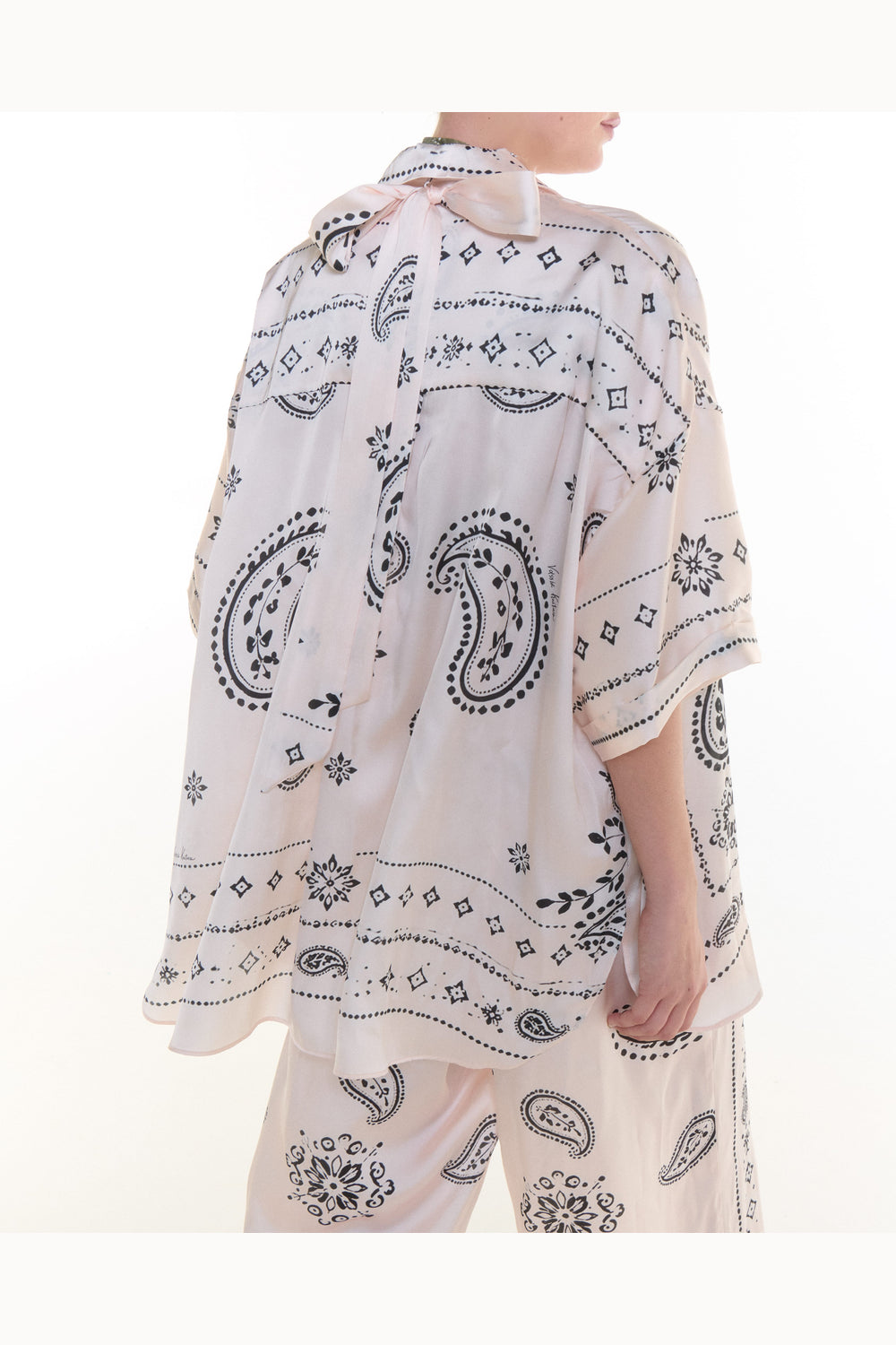 Vassia Kostara Off White Bandana Shirt Off White VKSS26083