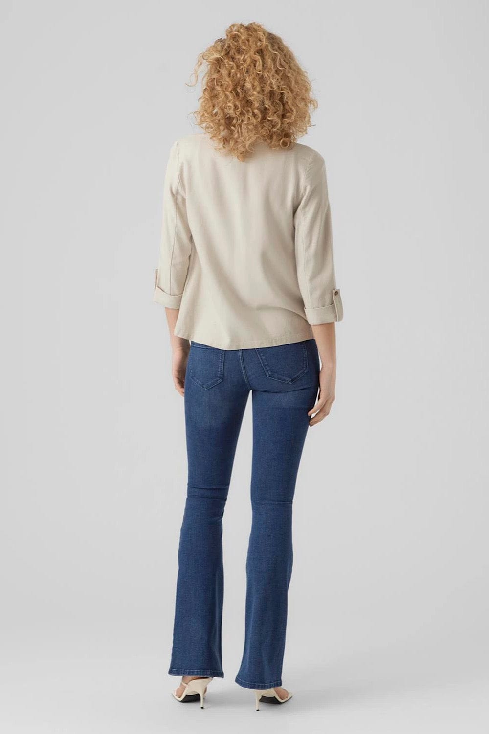 Vero Moda Jesmilo Σακάκι Λινό Μπεζ 10279700