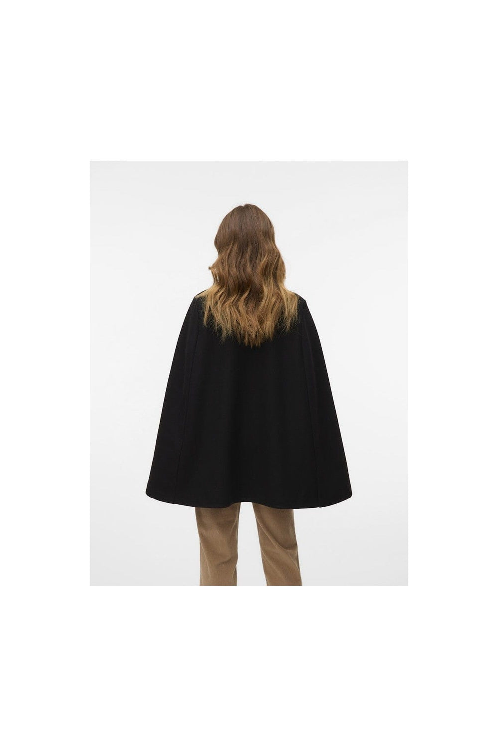 Vero Moda Popcape Παλτό Κάπα Μαύρο 10333665