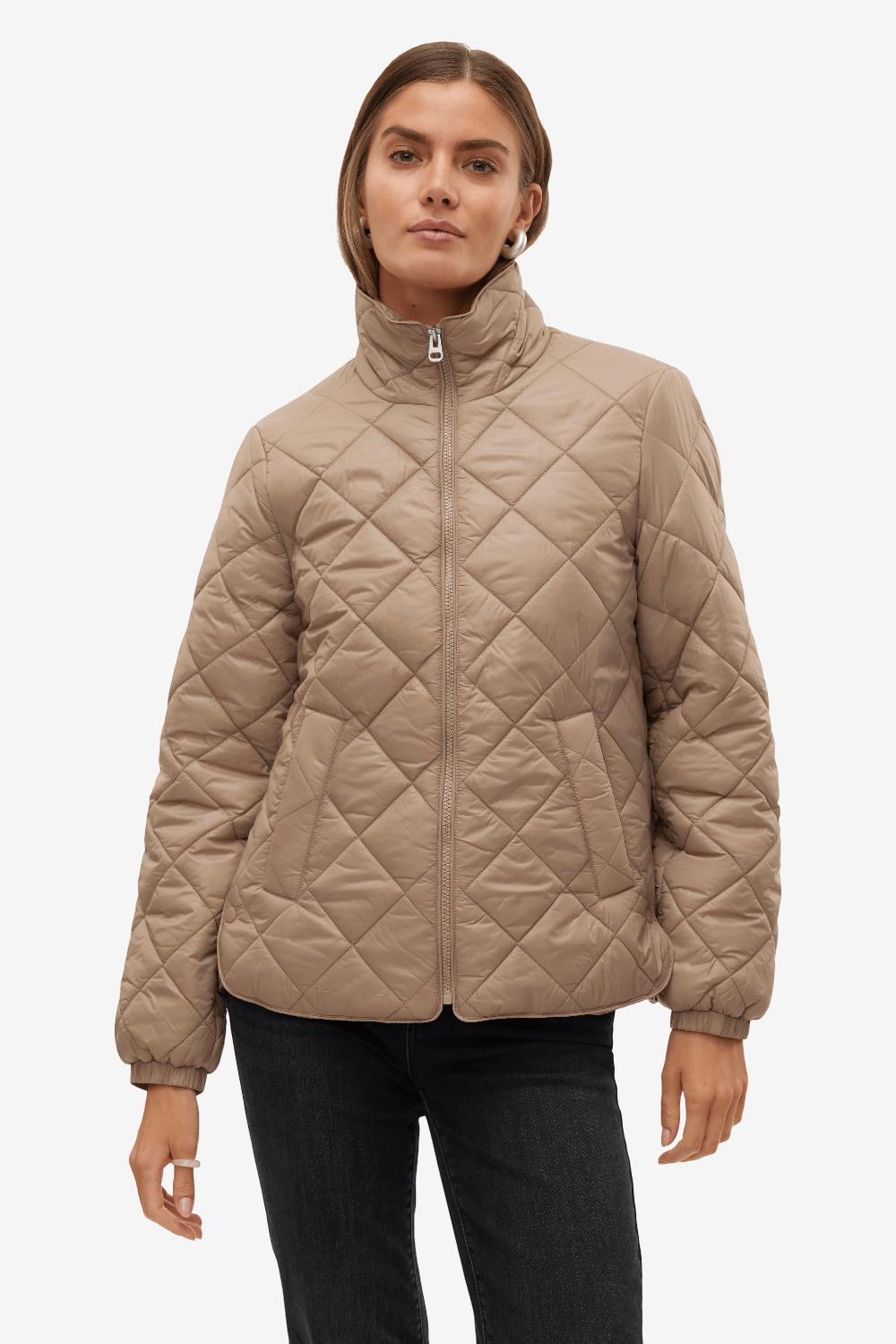 Vero Moda Skylar Quilted Jacket Beige 10311669