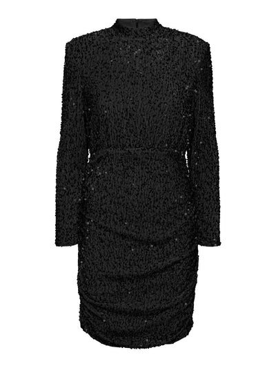 Vero Moda Mini Φόρεμα με Παγιέτες Μαύρο 10298492