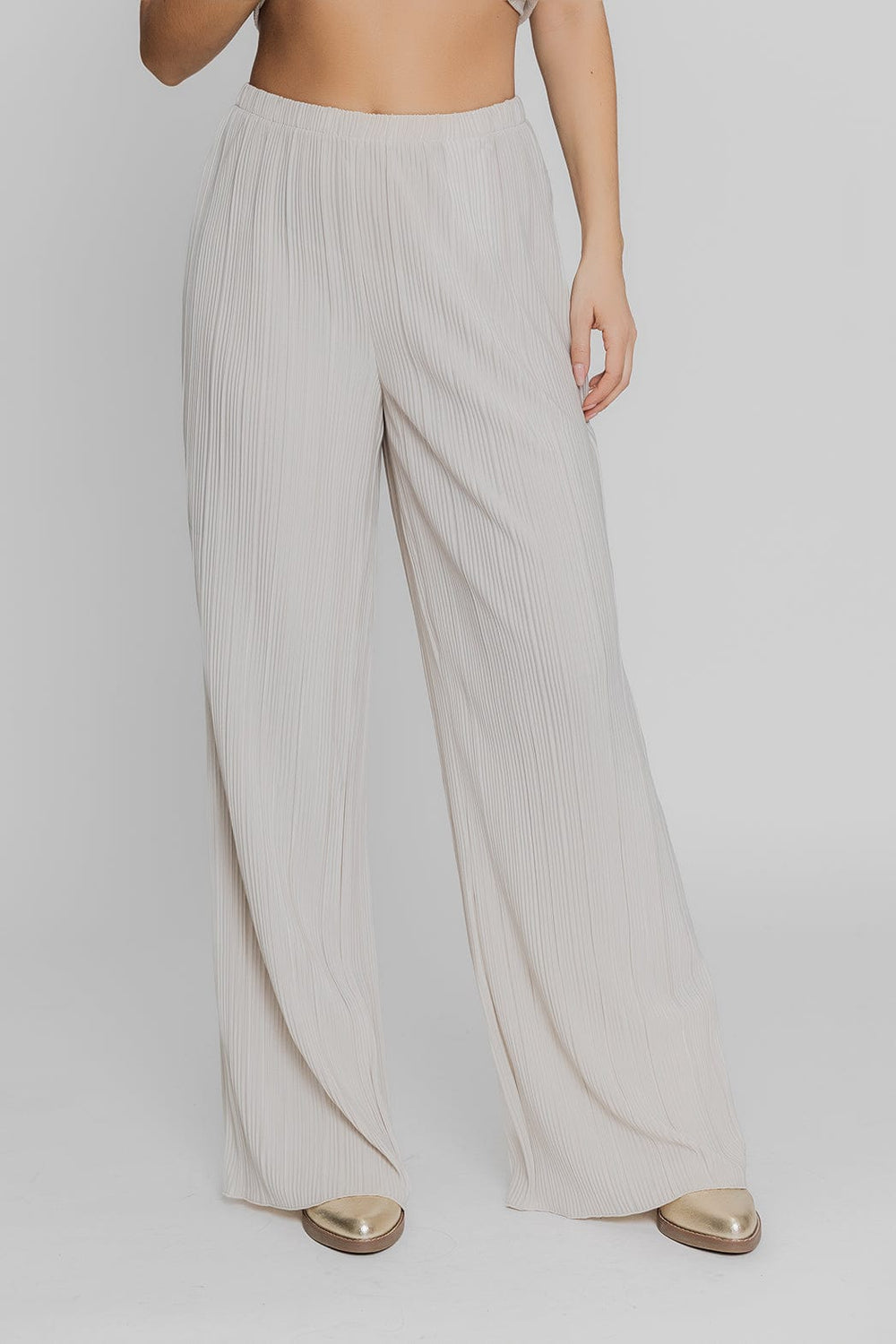 Vero Moda Aurora Παντελόνι Εκρού 10335570