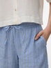 Vero Moda Linn Κοντό Σοτς Ριγέ Μπλε 10306821