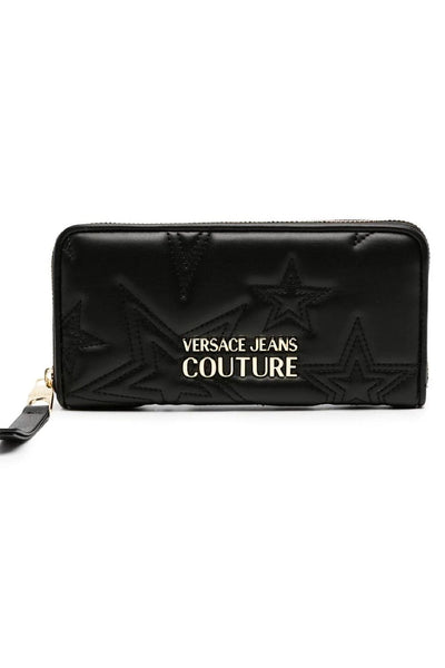 Versace Jeans Couture Star-Embroidered Continental Πορτοφόλι Μαύρο 75VA5PC1 ZS806 899